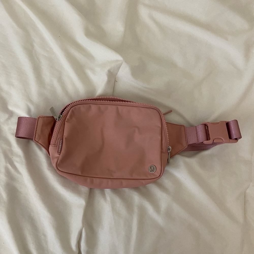 Pink LuLu Lemon Belt Bag Large